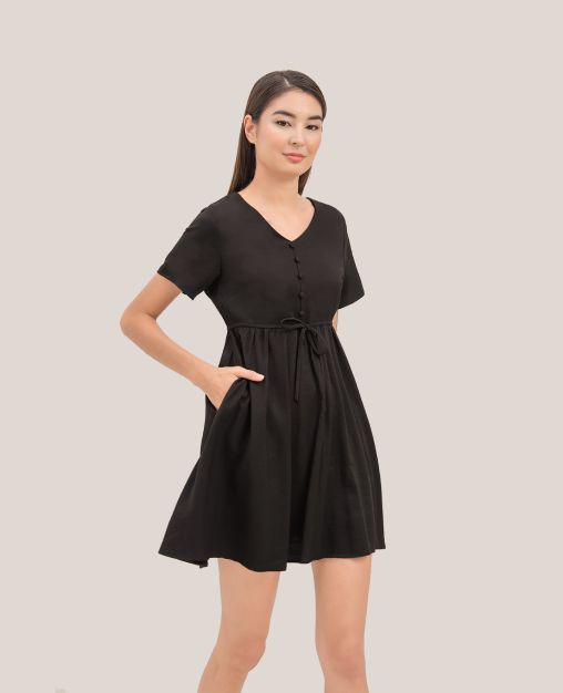 Down Babydoll Dress